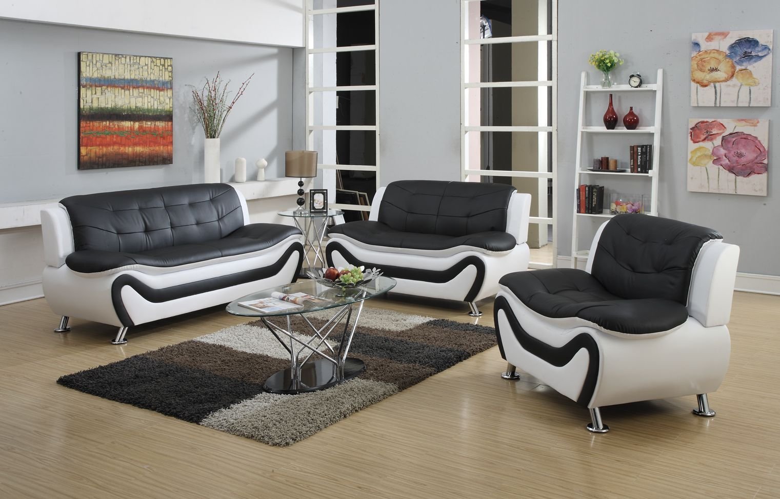 Brand New Futuristic Leather Sofa Set – 2PC & 3PC Options